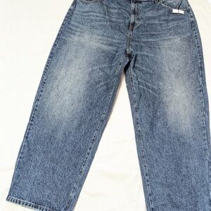 KBB By Kahlana Stone Wash Barrel Leg Jeans NWT
